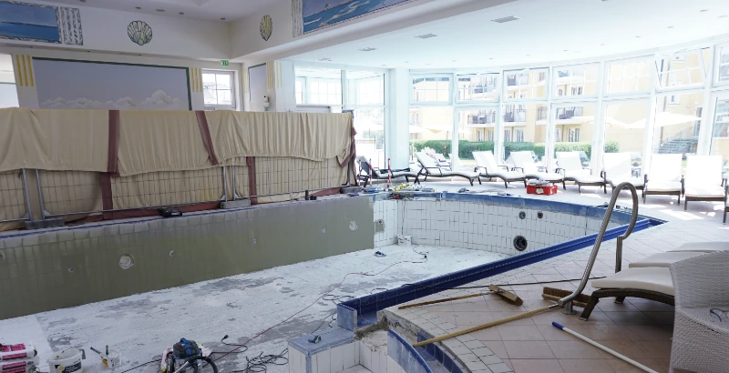 Hotelschwimmbad in Heringsdorf, für dessen Sanierung das Büro beratend tätig war