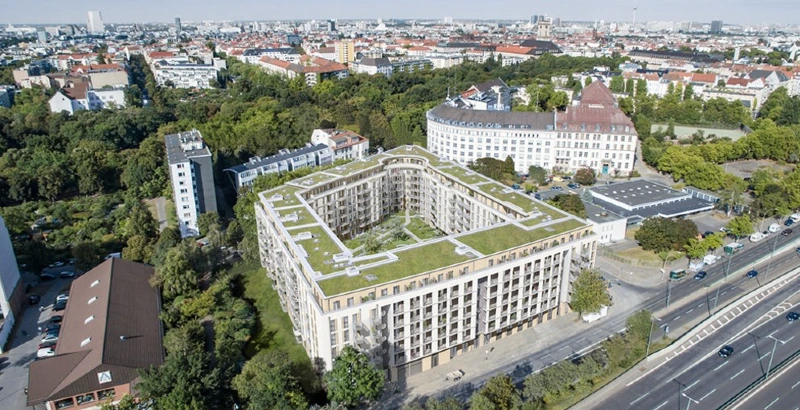 Wohnquartier an der Durlacher Straße und Wexstraße in Berlin